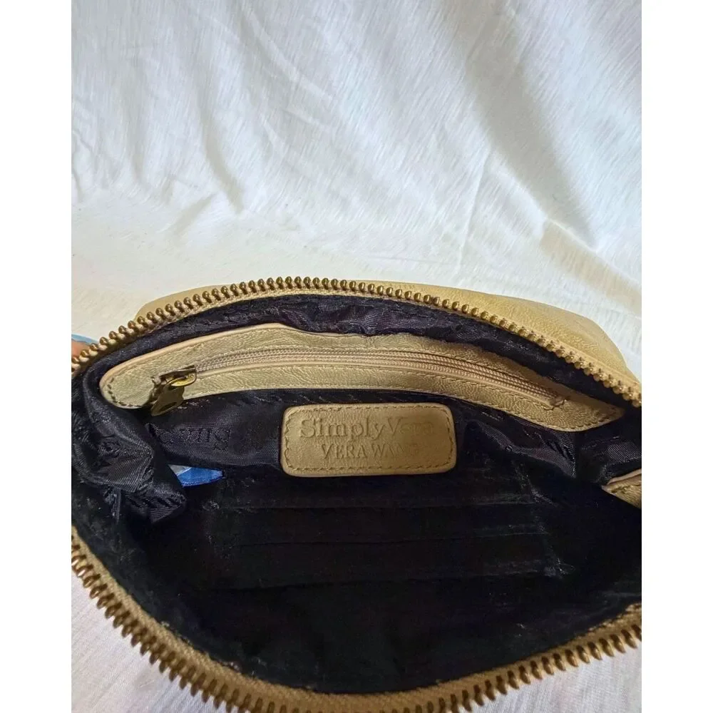 Tory Burch & Simply Vera Wang Cosmetic Case + Wristlet Set - Brown/Tan